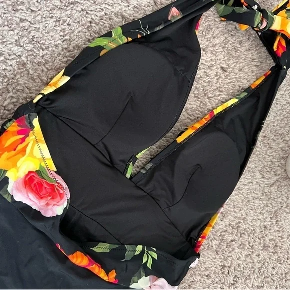 NWT! Cupshe Floral One Piece Swimsuit Sz M - Picture 3 of 9